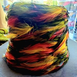 Stuart Original vintage 1960's feather hat
